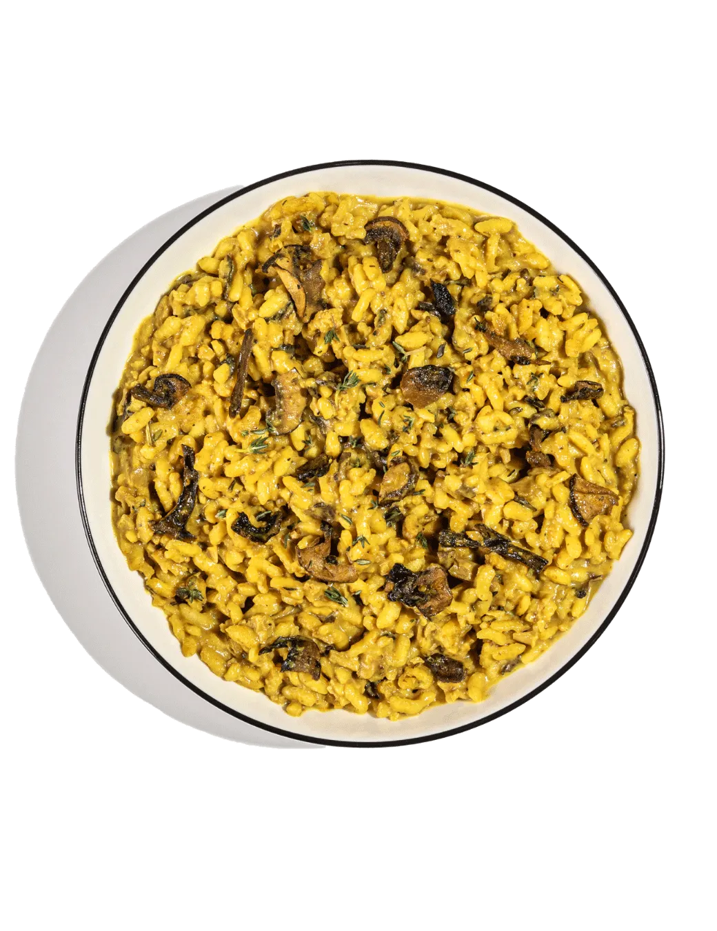 Risotto with lion's mane and porcini mushrooms